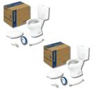Kit 2 Vaso Sanitário com Caixa Acoplada e Assento com Abertura Acesso Incepa Kit 2 Vaso Sanitário com Caixa Acoplada e Assento com Abertura Acesso Incepa