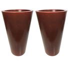 Kit 2 Vasos Grandes 52cm De Polietileno Para Plantas e Flores