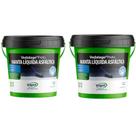 Kit 2 Vedalage Preto Manta Líquida À Base Asfalto - Galão 3,6 L Viapol