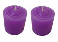 Kit 2 Velas Aromáticas Com Aroma De Lavanda