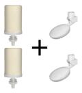 Kit 2 Velas Tripla Ação Esterilizante + 2 Boias São João