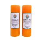 Kit 2 velas votiva 7 dias 260g (laranja)