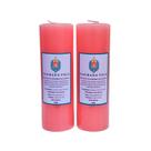 Kit 2 velas votiva 7 dias 260g (rosa)