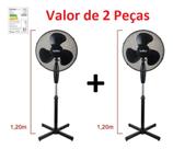 Kit 2 Ventilador De Coluna 40cm 110v 220v Silencioso Potente