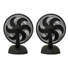Kit 2 Ventilador De Mesa Silencioso Power 60hz 110v