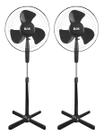 Kit 2 Ventiladores BK 1640 3 Pás Silencioso Coluna Ajustável