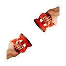 Kit 2 Ventosa Simples Alta Fixação Sucção 115mm 25kg Puxador Tira Amassado Porta Carro Tela Porcelanato Vidro