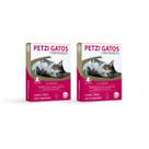Kit 2 Vermífugo Petzi Gatos Caixa Com 4 Comprimidos Ceva