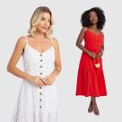Kit 2 Vestido Feminino Longo Alcinha Viscose Soltinho Poa Kit 2 Vestido Feminino Longo Alcinha Viscose Soltinho Poa
