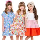 Kit 2 Vestidos Infantil de Verão Menina
