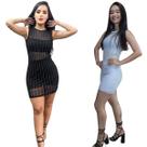 Kit 2 Vestidos Tule e shorts Transparência Kit 2 Vestidos Tule e shorts Transparência