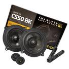 Kit 2 vias 5 polegadas bravox cs50bk 130w rms 4 ohms par