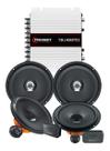 Kit 2 Vias 6 Hertz DSK 165.3 160w + Par Alto Falante 6 Hertz Coaxial DCX165.3 120w + Taramps TS400