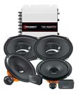 Kit 2 Vias 6 Hertz DSK 165.3 160w + Par Alto Falante 6x9 Hertz Triax DCX690 180w + Taramps TS400