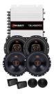Kit 2 Vias 6 JBL 62VMS80 160W + Par Alto Falantes 5 Triaxiais JBL 5TRMS80 160W + Módulo TS400x4