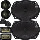 Kit 2 Vias 6x9 Audiophonic Sensation KS 690 160W RMS HiFi Jeep Renegade Compass Fiat Toro