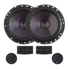 Kit 2 Vias Alto Falante Automotivo Bravox CS60P Premium 120 Rms