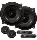 Kit 2 Vias Bravox Black CS50BK 5 Polegadas 130W RMS Som Automotivo Original