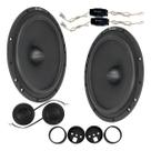 Kit 2 Vias Tweeter Crossover Alto Falante 6 Polegadas 4 Ohms Leson