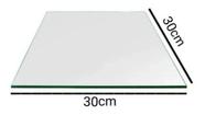 Kit 2 Vidro Expositor Balcão Vitrine Para Loja 30x25 4mm