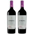 Kit 2 Vinho Aurora Varietal Petit Verdot Tinto Seco 750ml
