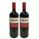Kit 2 Vinho Cabernet Sauvignon Carta Vieja Chileno 1L
