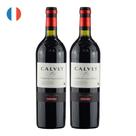 Kit 2 Vinhos Calvet Varietals Cabernet Sauvignon Tinto França 750ml