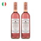 Kit 2 Vinhos Codici Rosato Rosé Itália 750ml Kit 2 Vinhos Codici Rosato Rosé Itália 750ml
