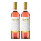 Kit 2 Vinhos Cordillera Andina Syrah Rosé Chile 750ml