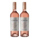 Kit 2 Vinhos Crios Malbec Rosé Argentina 750ml