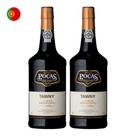 Kit 2 Vinhos Poças Porto Tawny Tinto Portugal 750ml
