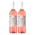 Kit 2 Vinhos Santa Villa Único Moscato Rosé Chile 750ml