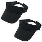 kit 2 viseira de sol esportiva unissex idel para praia caminhada corrida estilosa e confortavel verão