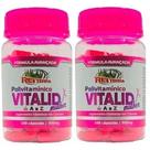 Kit 2 Vitalid Mulher Polivitamínico De A - Z 200 Cápsulas - Rei Terra
