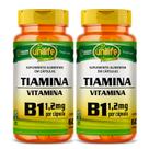 KIT 2 VITAMINA B1 TIAMINA - 60 Cápsulas 500mg UNILIFE