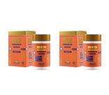 Kit 2 Vitamina B12 + Vit C 60 Comp Sabor Tangerina. Fortlife