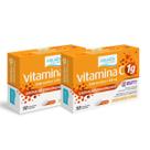Kit 2 Vitamina C 1g Liberação Prolongada 10 Comp Equaliv
