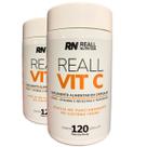 Kit 2 Vitamina C Com Magnesio 120 Capsulas Reall Nutrition