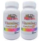 Kit 2 Vitamina Complexo B Acido Folico 60 Cápsulas - Rei Terra