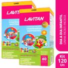 Kit 2 Vitamina Infantil Lavitan Tutti Frutti 60Cpr - Cimed