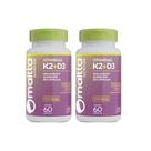 Kit 2 Vitamina K2 + D3 2x60 cápsulas Maltta