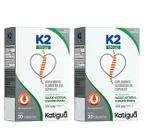 Kit 2 Vitamina K2, Mk-7, Menaquinona-7 30 Cápsulas Katigua Kit 2 Vitamina K2, Mk-7, Menaquinona-7 30 Cápsulas Katigua