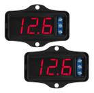 Kit 2 Voltímetros Taramps VTR 1000 - Visor Vermelho