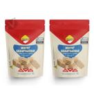 Kit 2 Wafer Quadradinho Chocolate Branco Zero Lactose Diet Lowçucar 60g