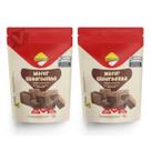 Kit 2 Wafer Quadradinho Chocolate Zero Lactose Diet Lowçucar 60g