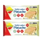 Kit 2 Wafer Sabor Pistache Lowçucar Zero Lactose Diet 115g