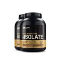 Kit 2 Whey Gold Isolate Optimum Nutrition Chocolate 2.36Kg