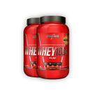 Kit 2 Whey Protein 100% Puro V2 Integral Medica Chocolate 900g