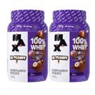 Kit 2 Whey Protein Dr Peanut 100% Avelã 20g de Proteína 900g Max Titanium