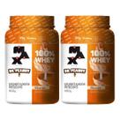 Kit 2 Whey Protein Dr Peanut 100% Doce de Leite 20g de Proteína 900g Max Titanium